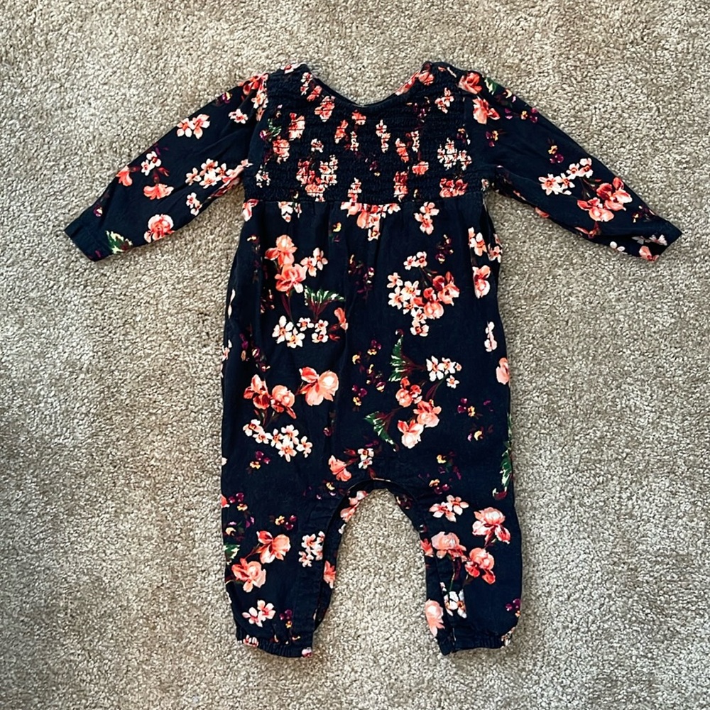 Floral 6-9mon Old Navy One Piece